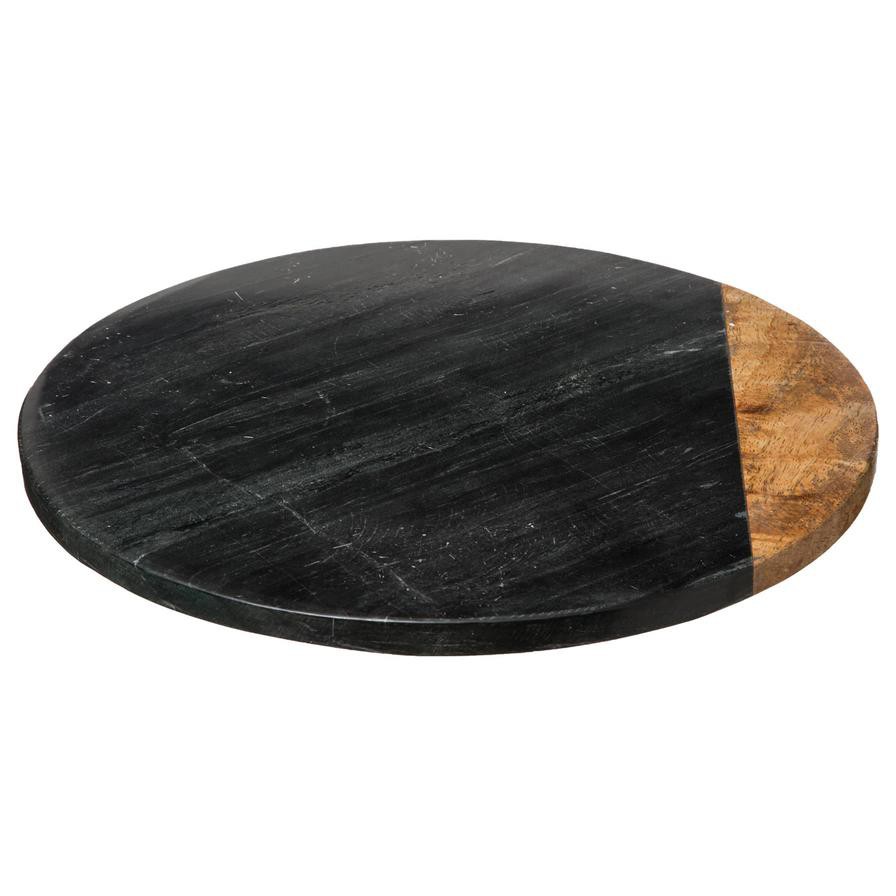 SG Marble & Wood Turntable Tray (30 cm)