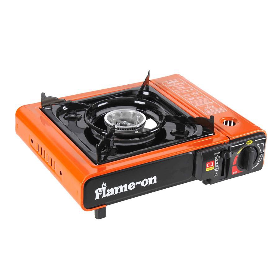 Flame-On Single Burner Foldable Gas Stove