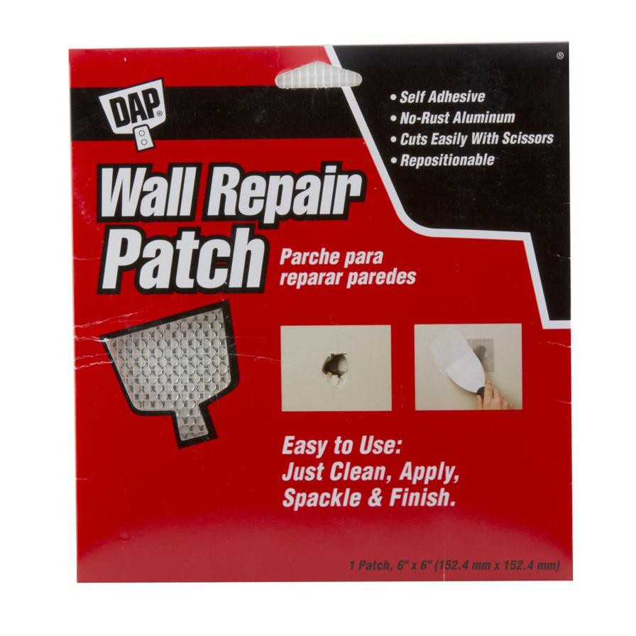 Wall Repair Patch (15 x 15 cm, Pack of 12, White)