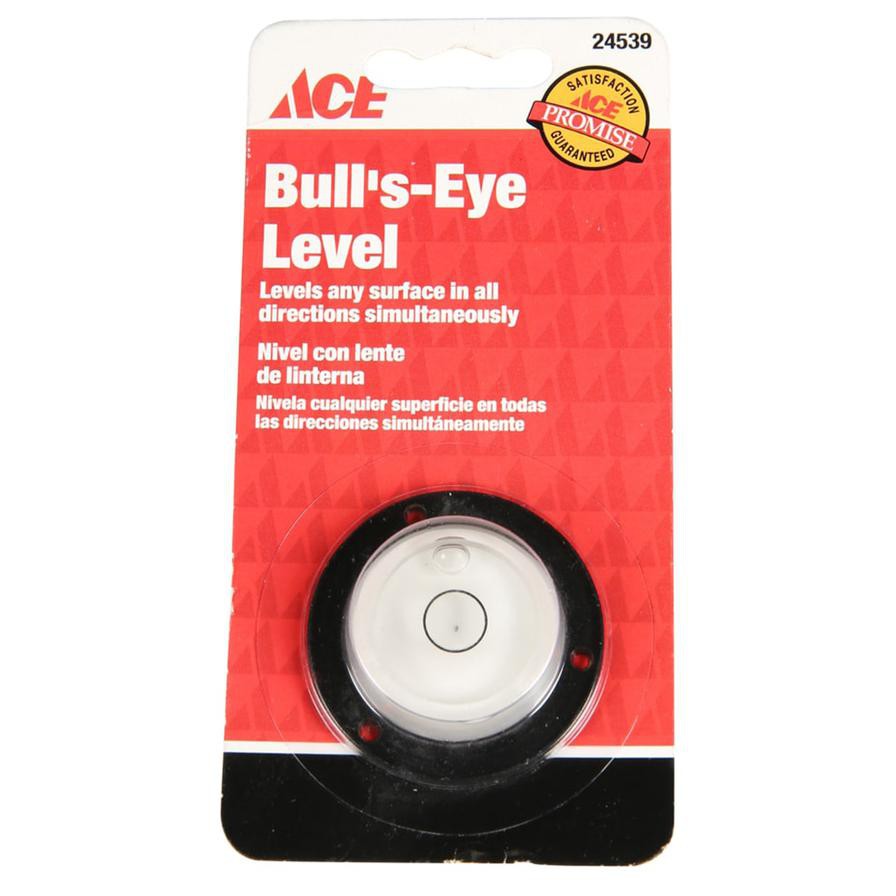 ACE 24539 Bull's-Eye Level (White/Black)