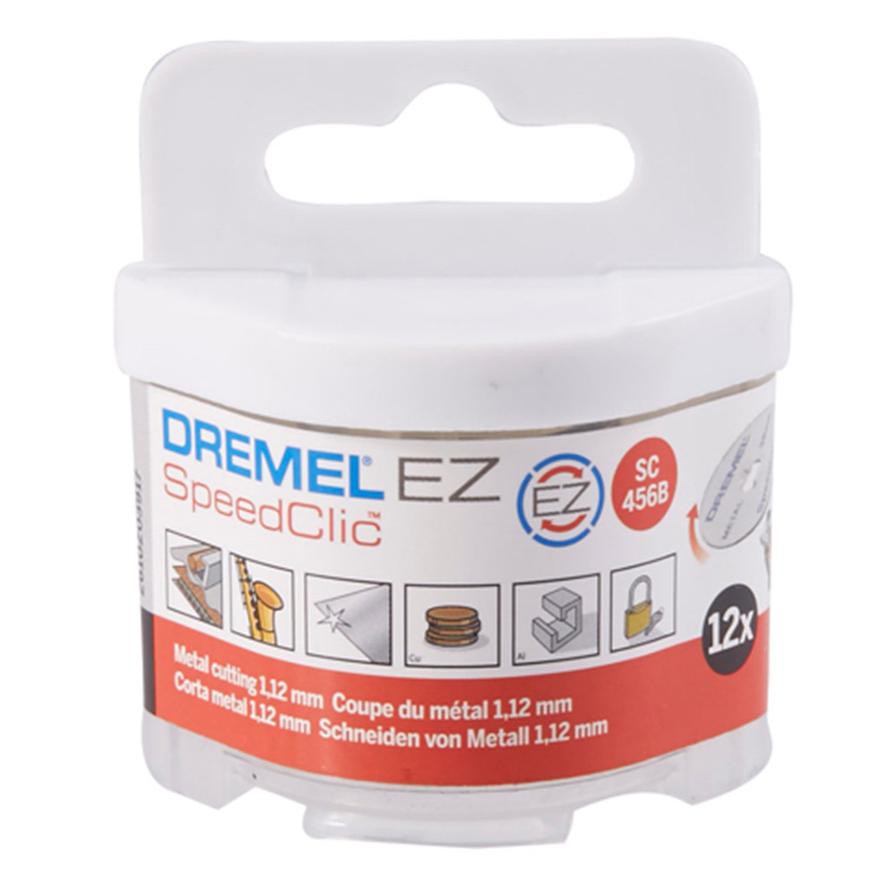 Dremel SpeedClic Cutting Wheel (Pack of 12, Silver)