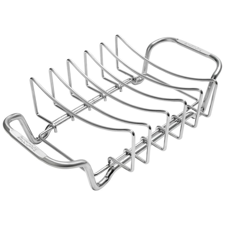 Broil King Rib and Roast Rack (39 x 22 x 10 cm, Silver)