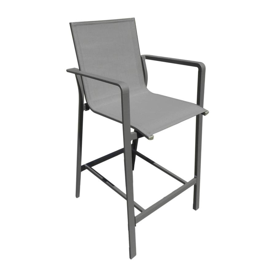 Aluminum High Armchair Rainbow (60 x 58 x 110 cm)