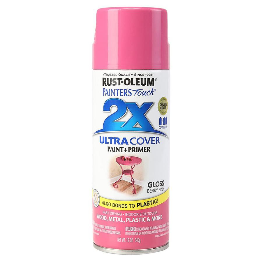 Rustoleum Painter's Touch Ultra Cover 2X Spray Paint (354.9 ml, Gloss Berry Pink)