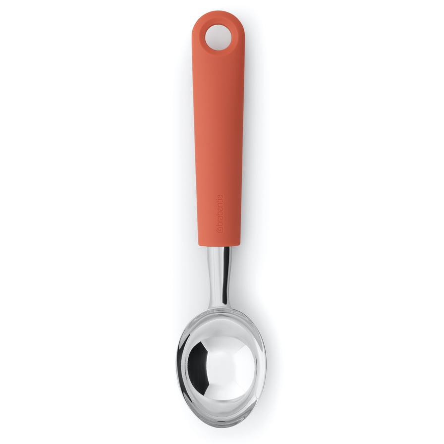 Brabantia Tasty+ Stainless Steel Ice Cream Scoop (2.4 x 4.4 x 20 cm)