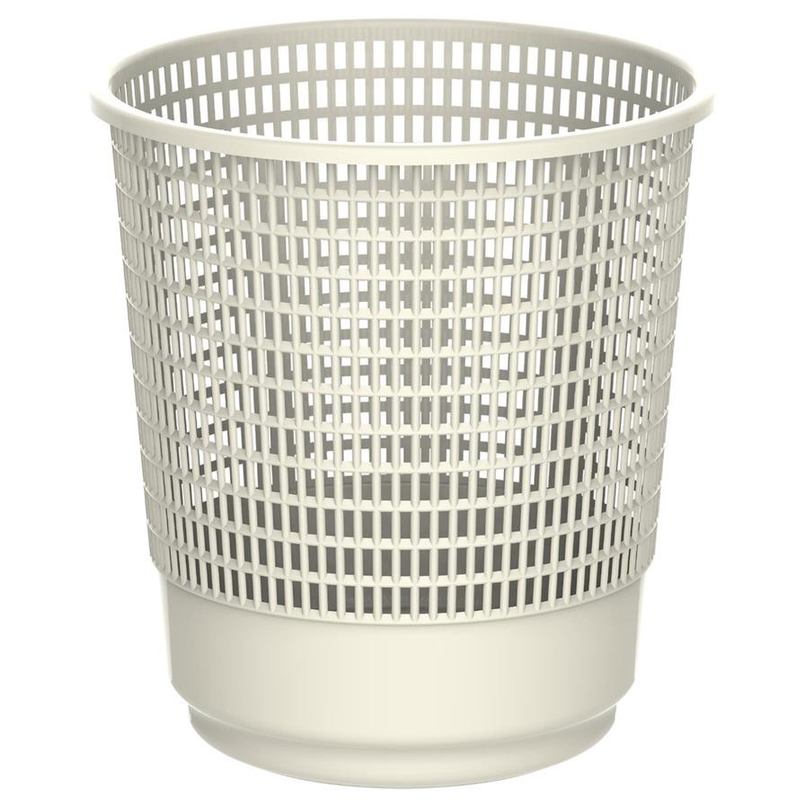 Cosmoplast Plastic Waste Paper Basket (24 x 24 cm, Small)