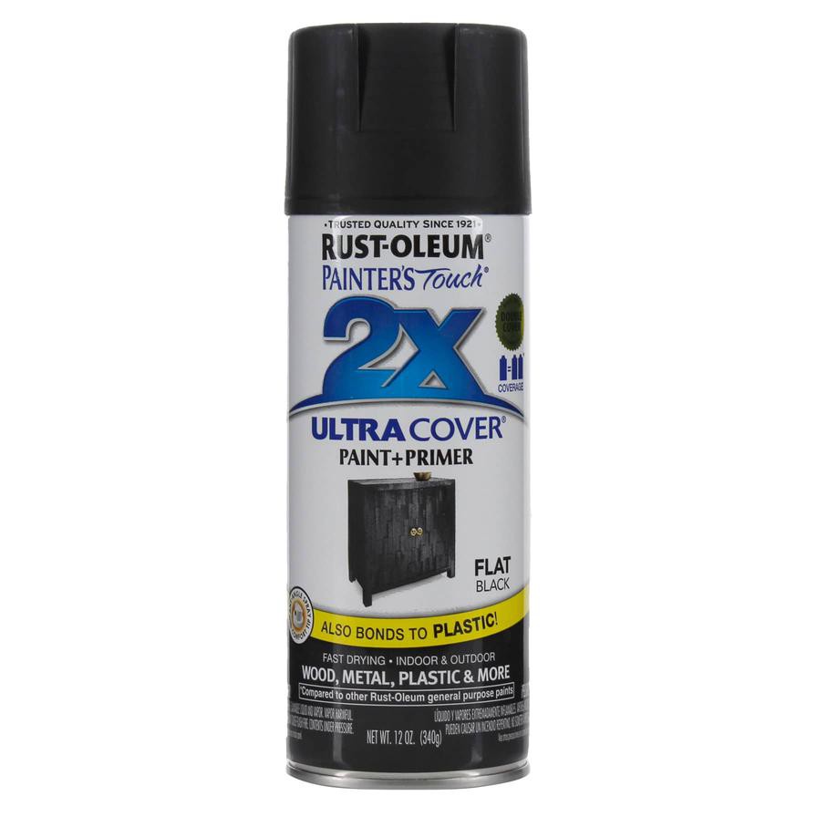 Rust-Oleum Painter’s Touch 2X Ultra Cover (340 g, Flat Black)