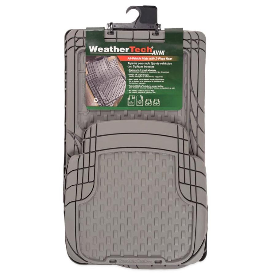 WeatherTech Universal Car Mats (Set of 4, Grey)