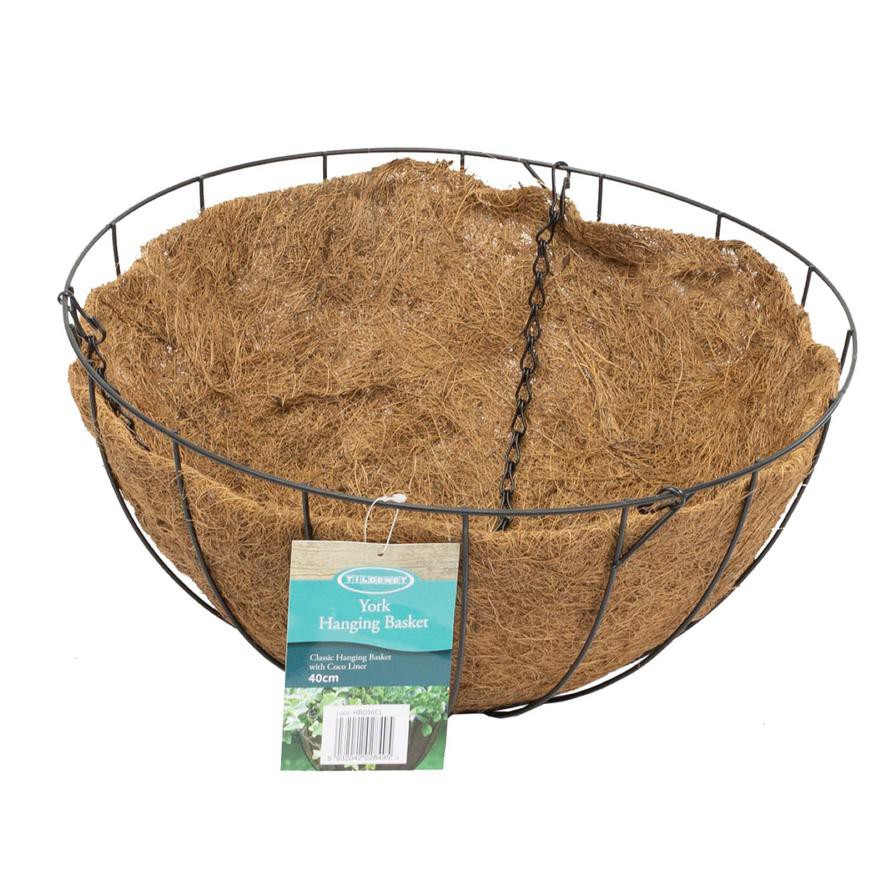 Tildenet York Classic Hanging Basket W/Coco Liner (40 cm)