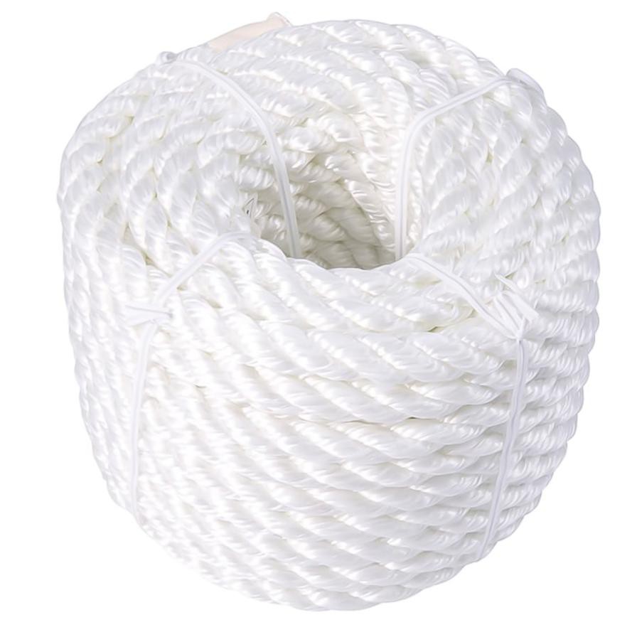 Ace Twisted Polypropylene Rope (1.3 x 152 cm, White, Sold Per Piece)