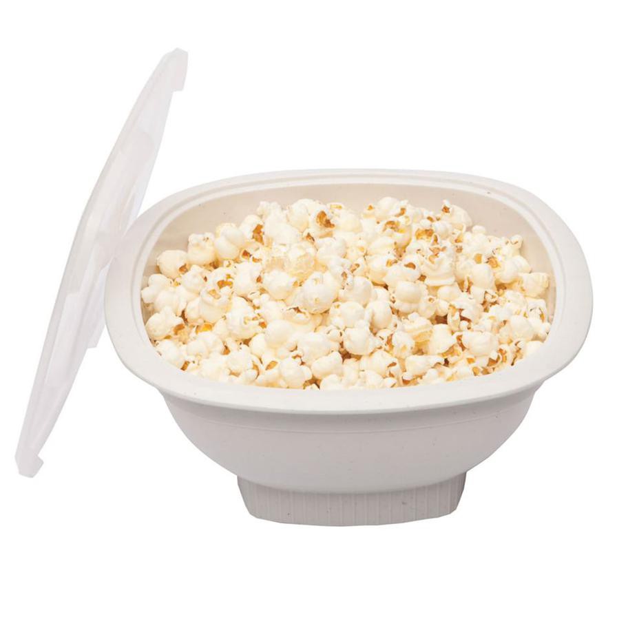 Nordic Microwave Popcorn Popper (25.4 x 15.2 x 25.4, White)