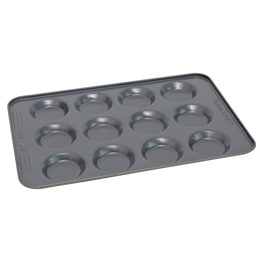 12-Cup Carbon Steel Bun Tray (0.04 x 32 cm)