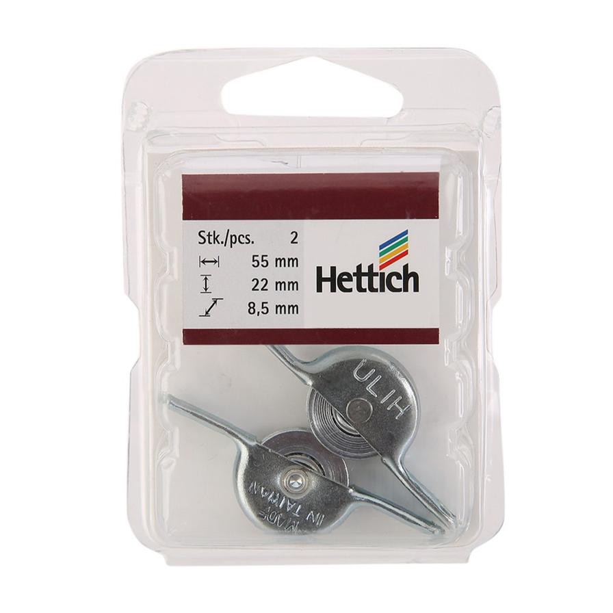 Hettich Rollers for Sliding Door (55 x 22 x 8.5 mm, 2 pcs)