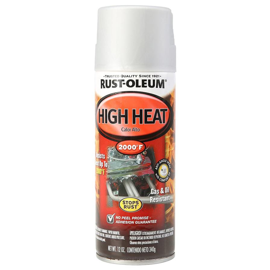 Rustoleum Automotive High Heat Spray (354.9 ml, Flat Aluminum)