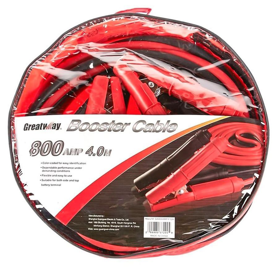 Greatway Booster Cable (400 cm, Red/Black)