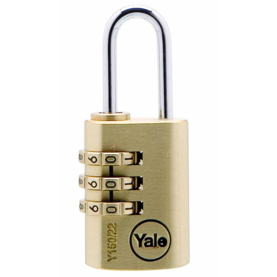 Yale Brass Combination Padlock (2.2 cm)