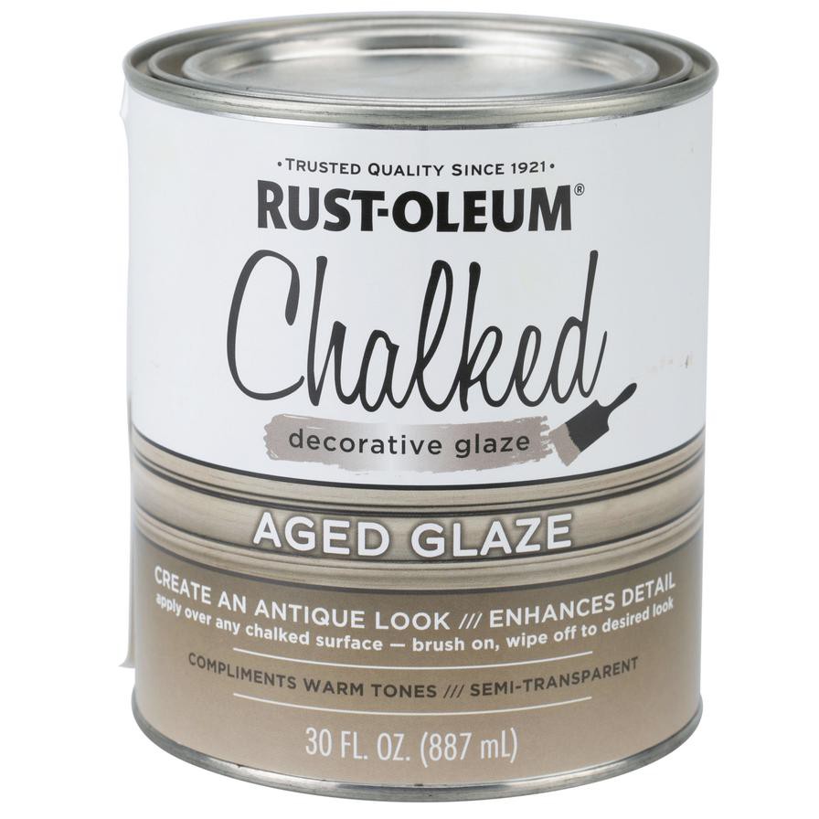 Rust-Oleum Aged Chalked Paint Glaze (887 ml, Brown)