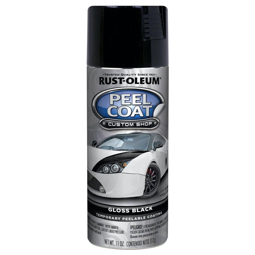 Rust-Oleum Peel Coat Spray Paint (283 g, Gloss Black)