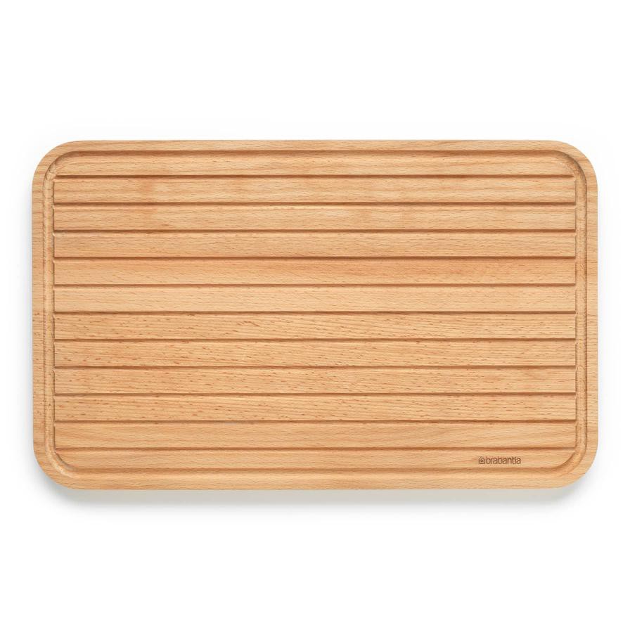 Brabantia Profile Large Wooden Chopping Board for Bread (1.9 x 25 x 40.1 cm)