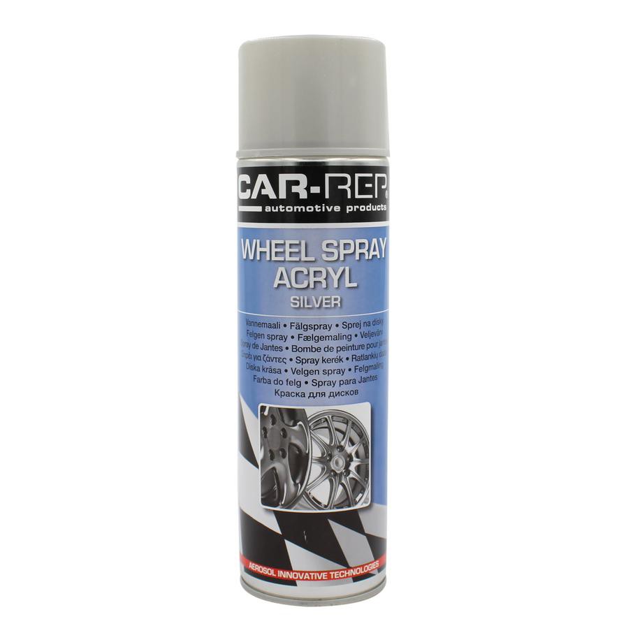 Car-Rep Wheel Spray Paint (500 ml, Silver)