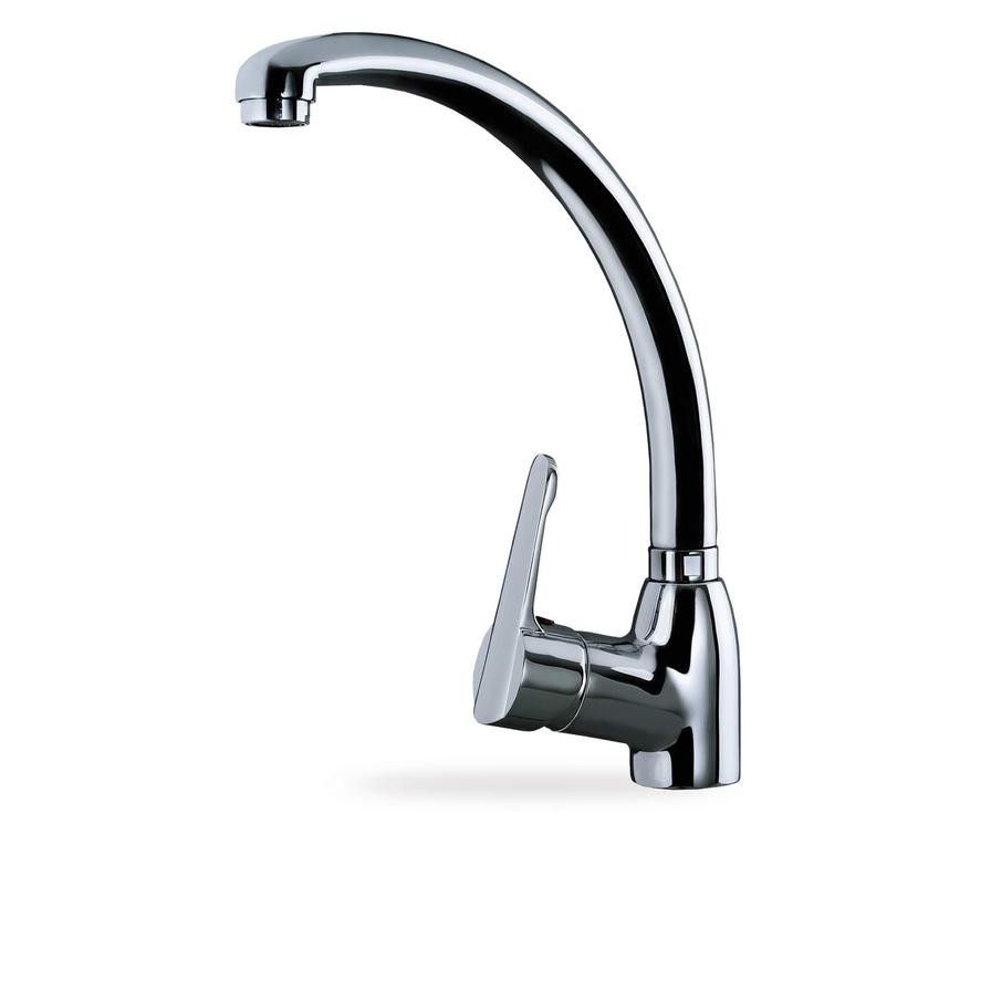 Teka Single Lever Kitchen Tap W/ High & Swivel Spout, MN