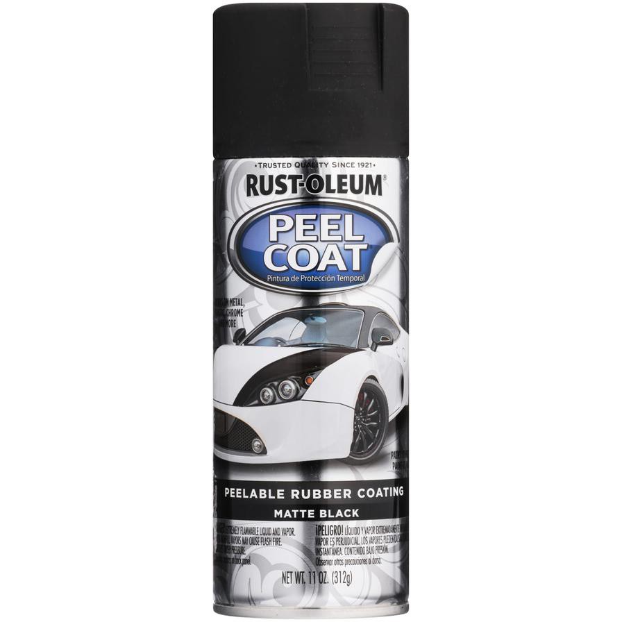 Rustoleum Peel-Coat Spray (312 g, Matte Black)