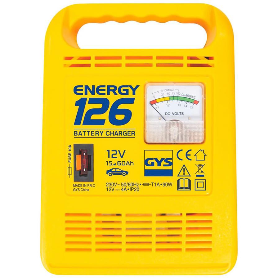 GYS ENERYGY 126 Battery Charger & Tester (Yellow)