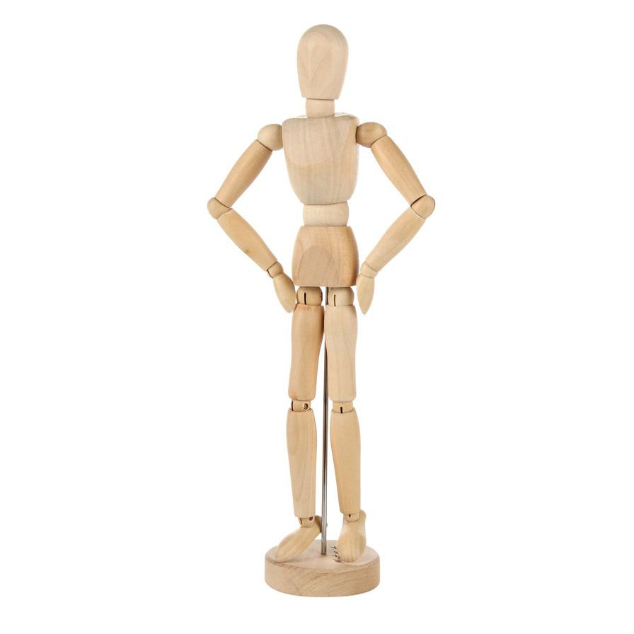 Mont Marte Wooden Male Drawing Mannequin (30 cm)