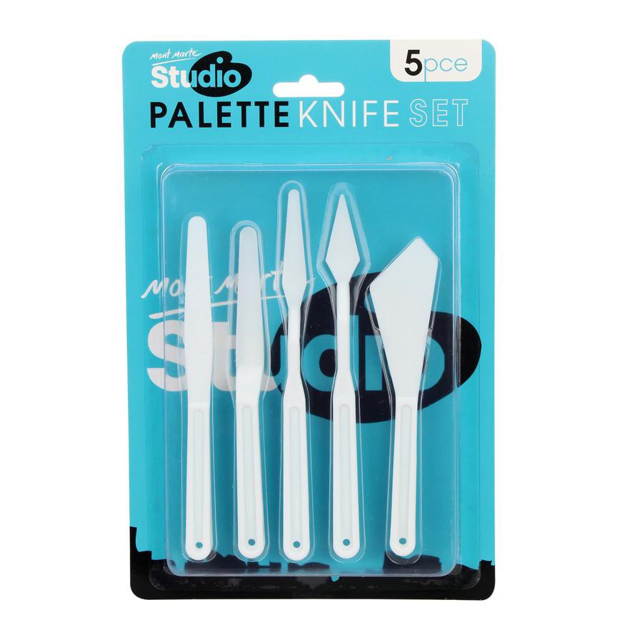 Mont Marte Studio Plastic Palette Knife Set (5 Pc.)