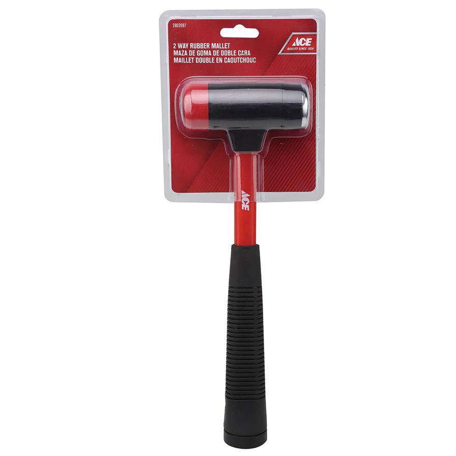 Ace Rubber Mallet W/2-Way Replaceable Tip (680 g)