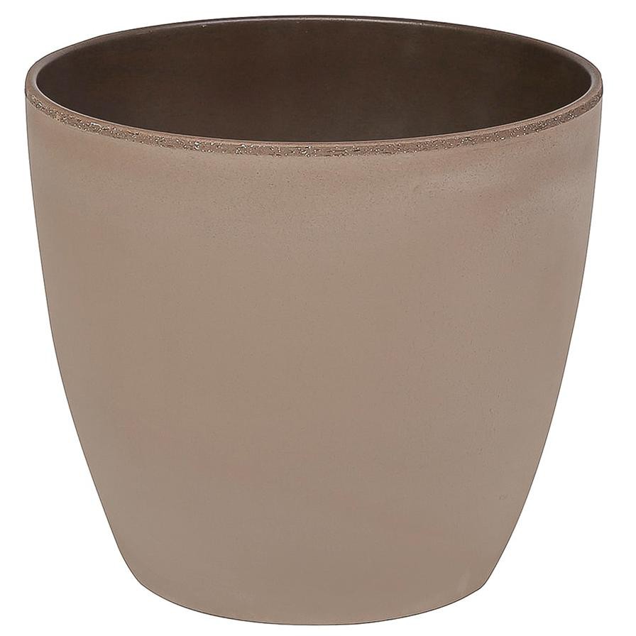 Scheurich 920/28 Cover Pot  (28 cm, Brown)