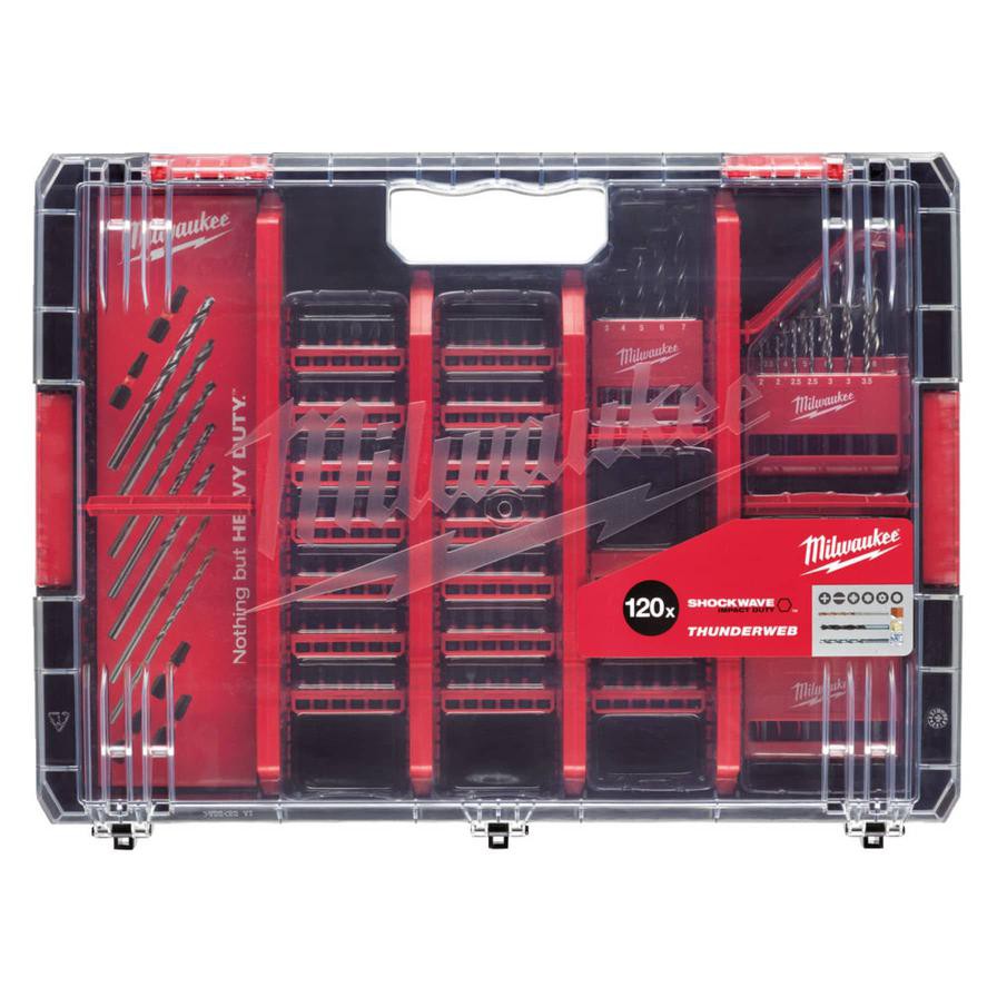 Milwaukee Shockwave Impact Duty Screwdriving Bit Set (120 Pc.)