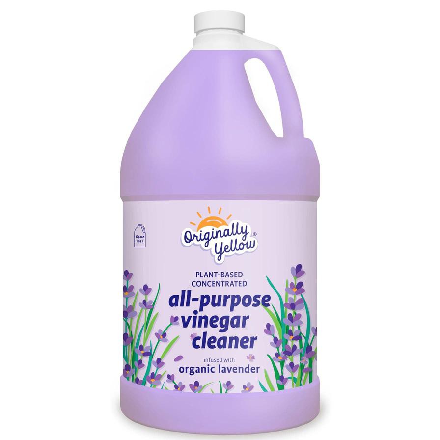 Originally Yellow Plant-Based All Purpose Vinegar Cleaner (1.8 L, Lavender)