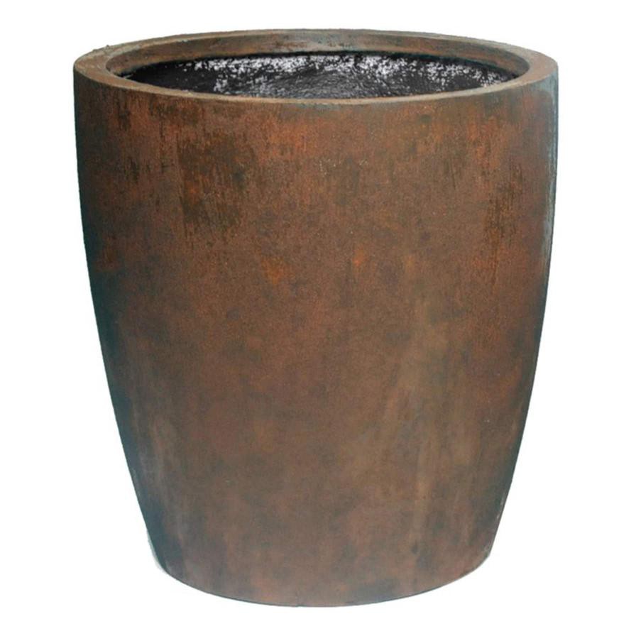 Glazed Terracotta Texas Egg Plant Pot Generic (32 x 32 x 31 cm, Medium)