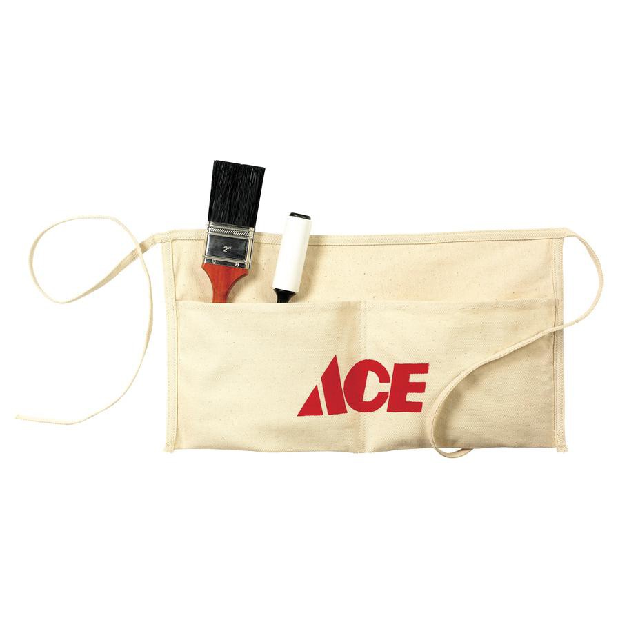 Ace Heavy Duty 2-Pocket Cotton Waist Apron (22.87 cm x 45.72 cm)