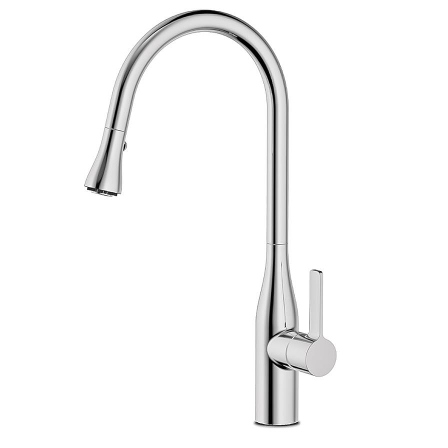 Bold Rachel Sink mixer Tap with Pull-Out Spray (7 x 27 x 62 cm, Chrome)