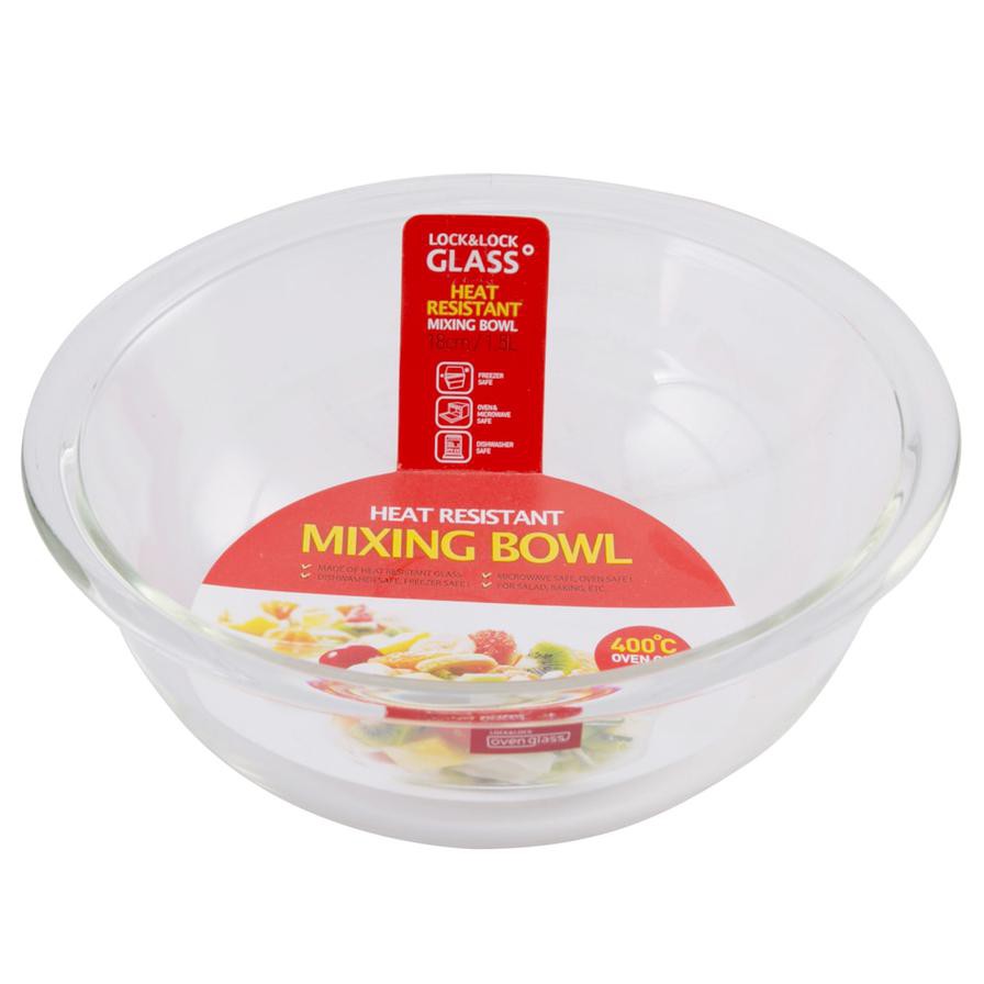 Lock & Lock Mixing Bowl (1.5 L, Clear)