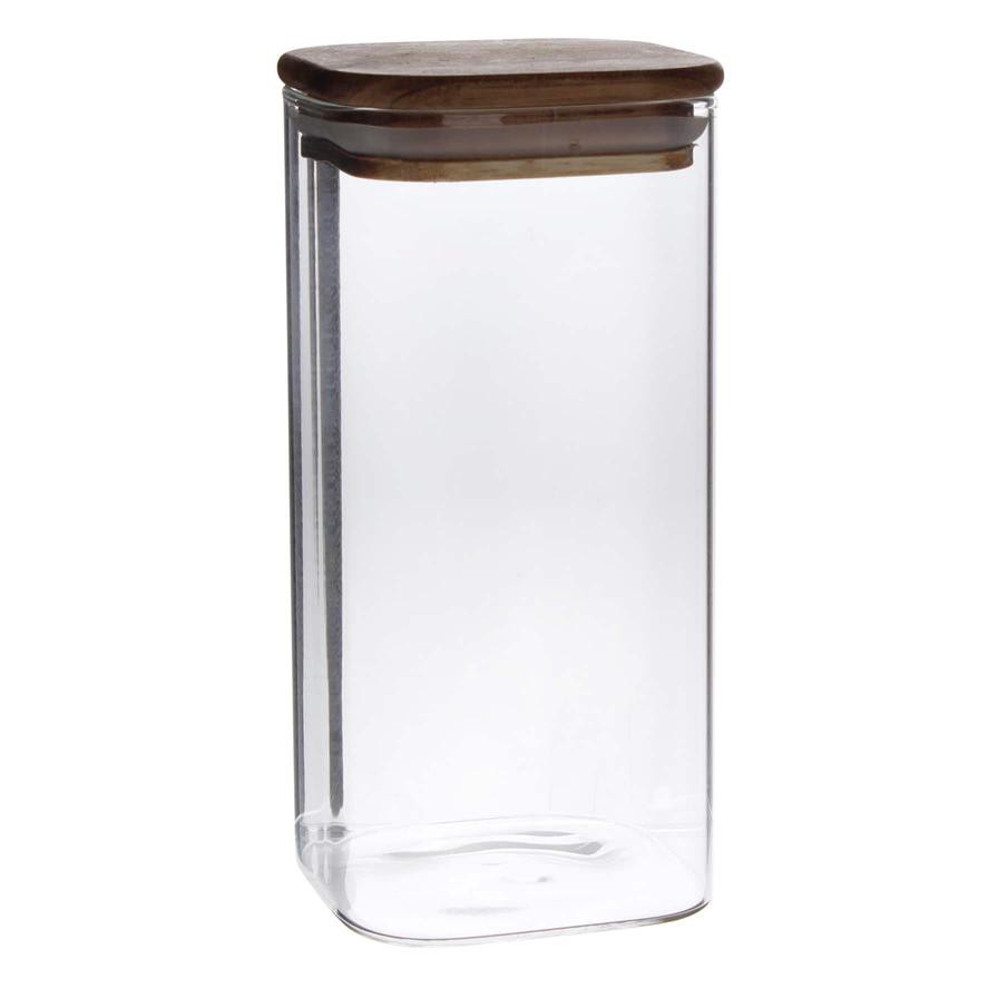 Neoflam Square Borosilicate Glass Jar W/Lid (700 ml)