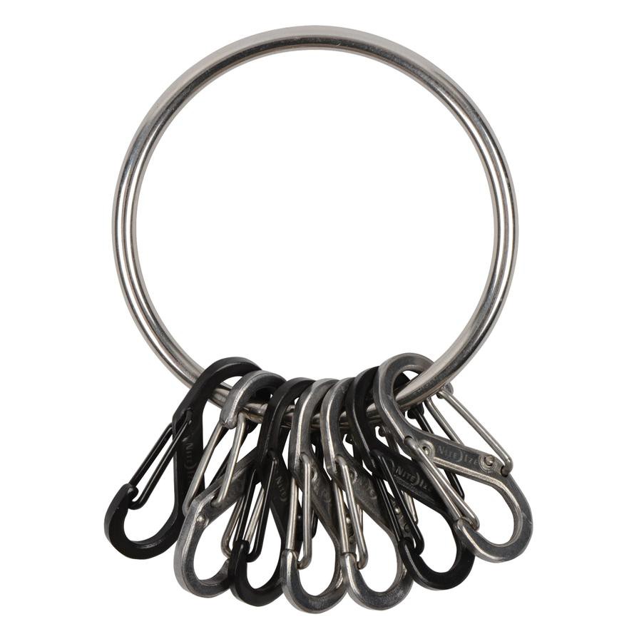 Nite Ize BigRing Steel S-Biner Key Chain Ring