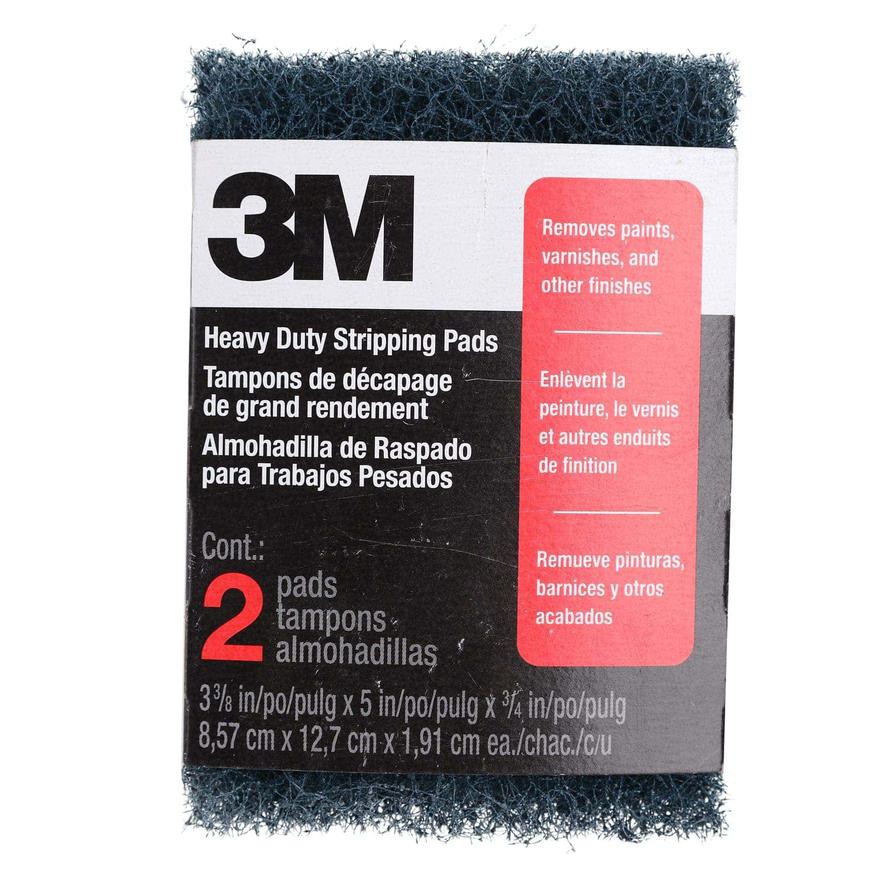 3M Heavy Duty Stripping Pads (8.8 x 12.7 cm, 2 Pc.)