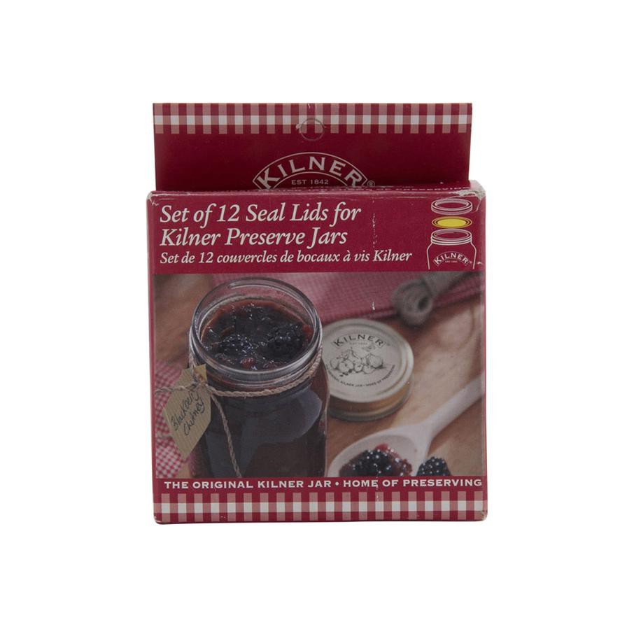 Kilner Seal Lids for Preserve Jars (7 x 2.5 x 9.5 cm, Set of 12)