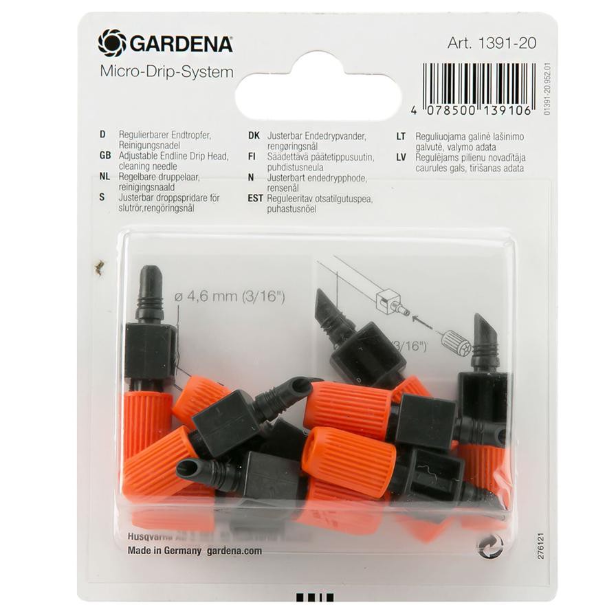 Gardena Adjustable Endline Drip Head (Pack of 10)