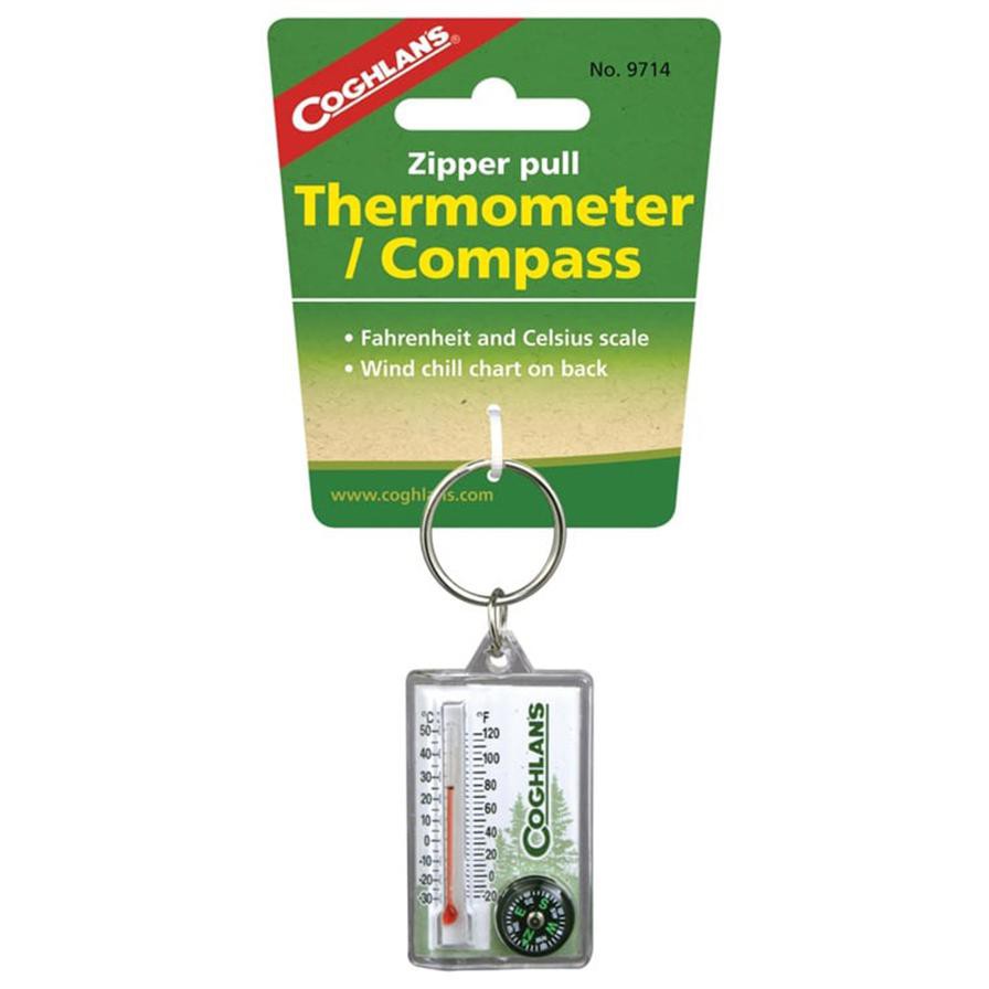 Coghlan's  Zipper Pull Thermometer/Compass