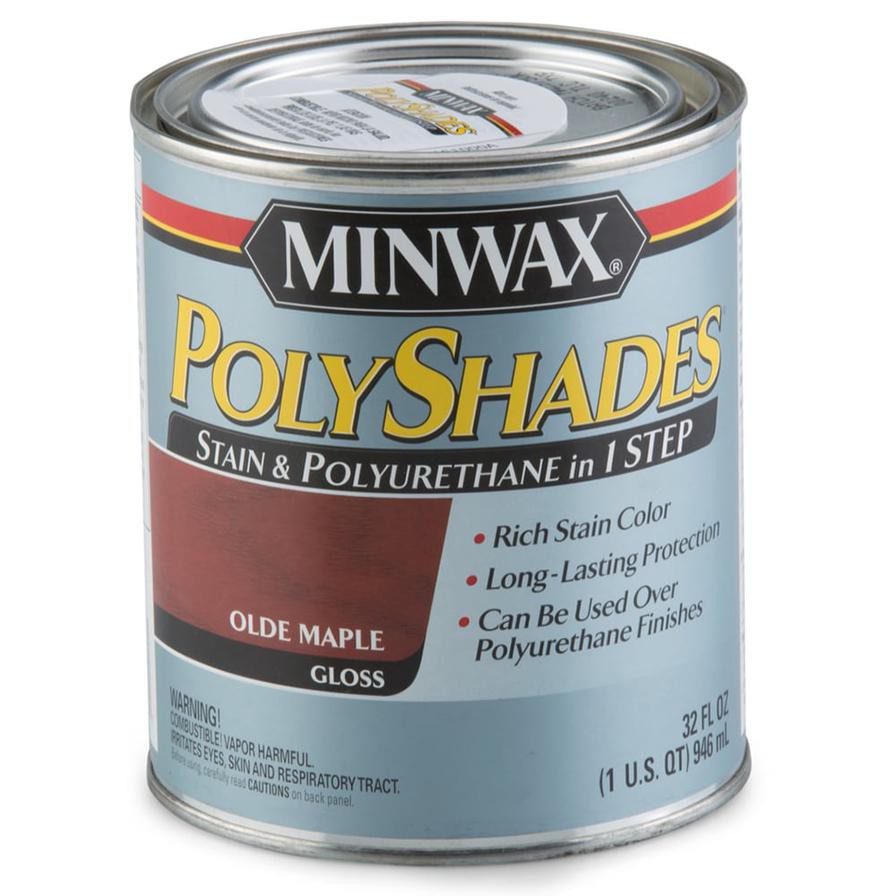 Minwax PolyShades Wood Stain (Olde Maple Gloss)