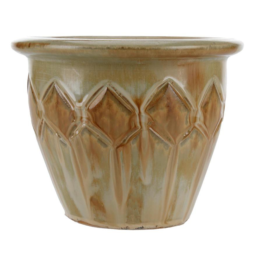 M.Star Planter Butter Ceramic Plant Pot (26 x 21 cm)