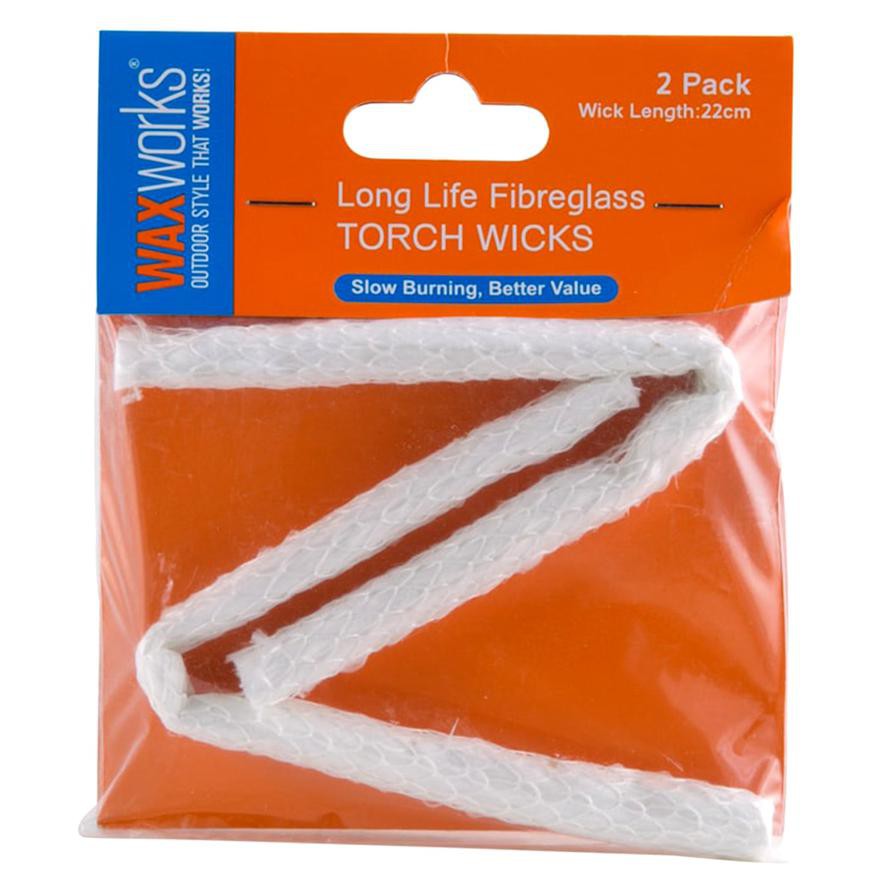 Waxworks Fiberglass Wicks (Pack of 2)