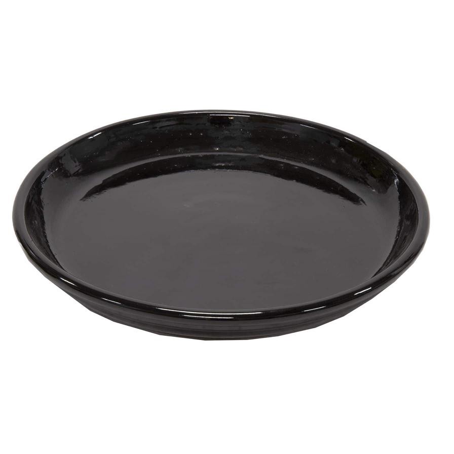 Glazed Terracotta Plant Saucer Generic (29 x 29 x 3 cm, Large)