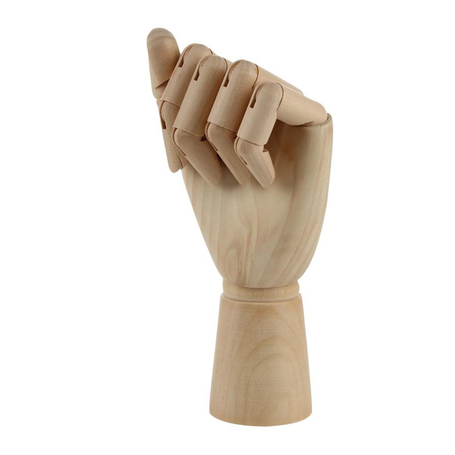 Mont Marte Wooden Left Hand Drawing Mannequin (7.50 x 25.4 cm)