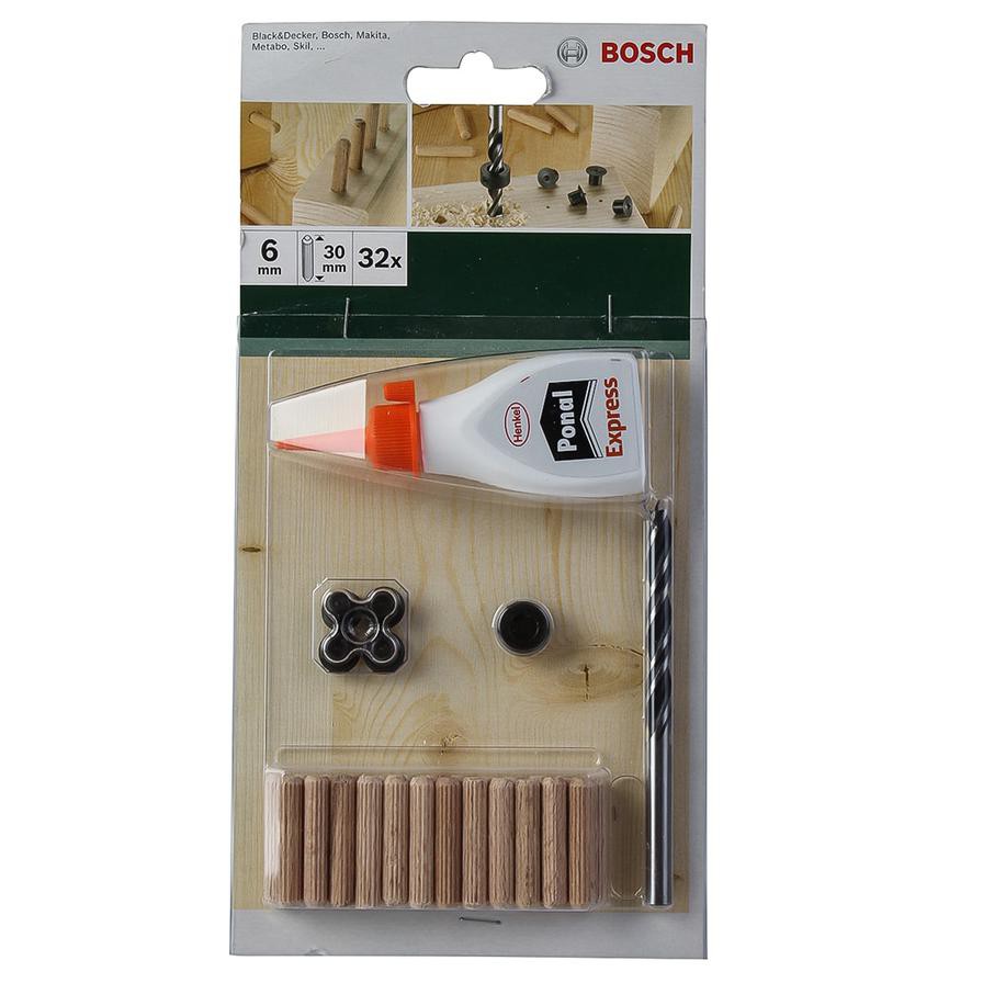 Bosch Dowel Set (Set of 32)