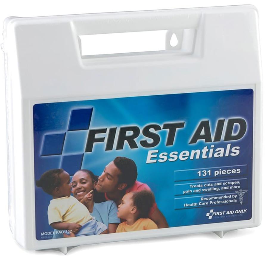 First Aid Only First Aid Kit (22.8 X 20.3 X 6.3 cm, Pack of 131, White)